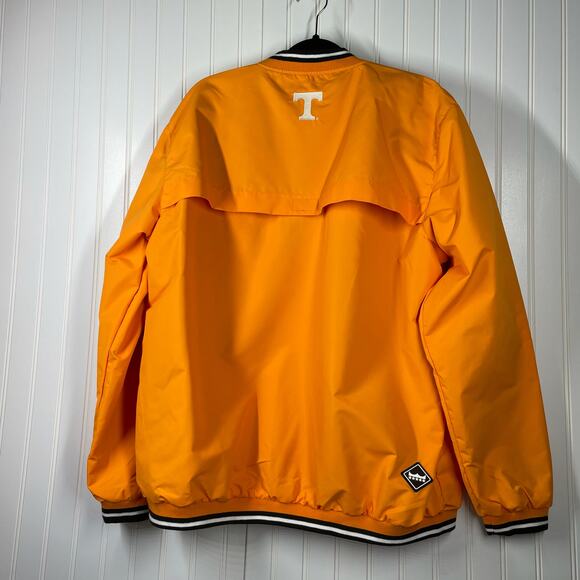 Franchise Club Men's Yellow Long Sleeve V-Neck Pullover Windbreaker Size Large - Picture 3 of 7